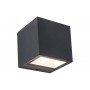 Applique Lampada da Parete GEMINI Grigio Scuro 9W 4000K IP54