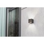 Applique Lampada da Parete GEMINI Grigio Scuro 9W 4000K IP54