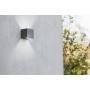 Applique Lampada da Parete GEMINI Grigio Scuro 9W 4000K IP54