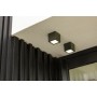 Applique Lampada da Soffitto GEMINI Grigio Scuro 7W 4000K IP65