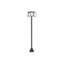 Lampione da Giardino FIA Nero Opaco E27 Max 3x40W IP44