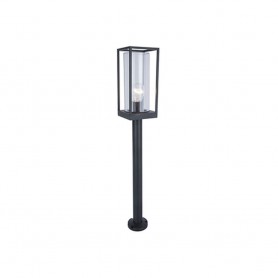 Lampione da Giardino FLAIR Nero Opaco E27 Max 40W IP44