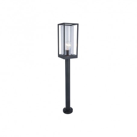Lampione da Giardino FLAIR Nero Opaco E27 Max 40W IP44