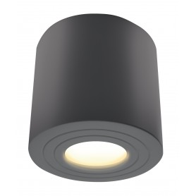 Plafoniera da Soffitto Rotonda MALAGA Antracite GU10 Max 7W IP65