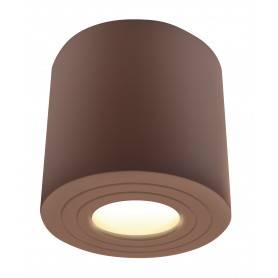 Plafoniera da Soffitto Rotonda MALAGA Corten GU10 Max 7W IP65