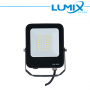 Proiettore Faro LED per Esterno Nero 30w - IP65 120° 4000K