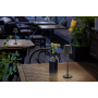Lampada da Tavolo LED Ricaricabile EMMA Nera 3W 3000K IP54