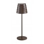 Lampada da Tavolo LED Ricaricabile MAYA Corten 3W 3000K IP54