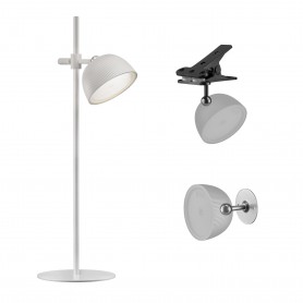 Lampada da Tavolo LED Ricaricabile MAGNETIKA Bianca 3W 3000K IP54