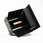 Applique Led Cubo da Parete 16W Doppia Emissione Nero IP65 4000K