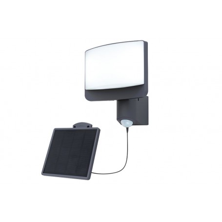 Faro con Pannello Solare SUNSHINE Grigio Scuro 11W 5000K PIR IP54