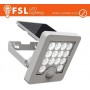 Faro da Esterno LED Solare 40W 6500K Bianco con Sensore Movimento IP65