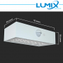Applique da Parete LED Solare Up&Down 3W 3000K/4000K 350lm con Sensori