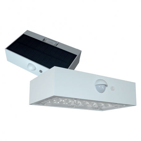 Applique da Parete LED Solare Up&Down 3W 3000K/4000K 350lm con Sensori Bianco