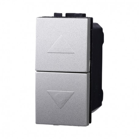 Pulsante Doppio Interblocco Saliscendi Compatibile Bticino Living Light LG1204