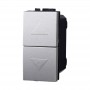 Pulsante Doppio Interblocco Saliscendi Compatibile Bticino Living Light LG1204