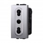 Presa Bipasso 2+T 16A Compatibile Bticino Living Light LG2001