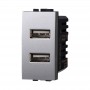 Presa USB 2 Posti 2.1 AMH Bticino Living Light LG2402