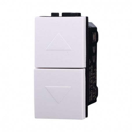 Pulsante Doppio 1P+1P 16A Compatibile Bticino Living Light LB1202