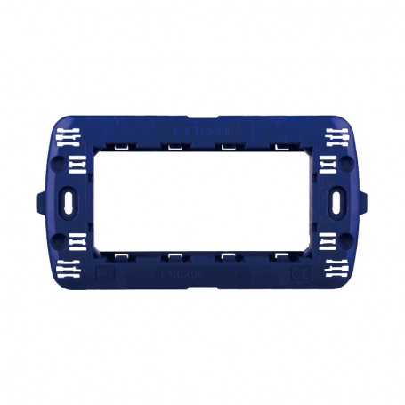 Supporto 4 Posti Compatibile Bticino Living Light LN0204