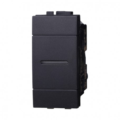 Pulsante 1P Assiale Compatibile Bticino Living Light LN0601