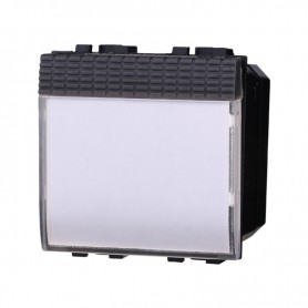 Pulsante 2P Portanome Compatibile Bticino Living Light LN1901