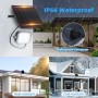 Faro Solare 80W Con Sensore di Movimento e Crepuscolare 6500K 800Lm