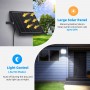 Faro Solare 80W Con Sensore di Movimento e Crepuscolare 6500K 800Lm