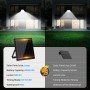 Faro Solare 80W Con Sensore di Movimento e Crepuscolare 6500K 800Lm