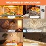 12 Pezzi Lampadina Alogena G9 40W 230V Luce Calda 2700K