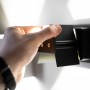 Applique Led Cubo da Parete 16W Doppia Emissione Nero IP65 4000K