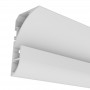 Profilo in Alluminio Angolare Veletta 2 Metri Bianco Per Striscia Led