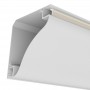 Profilo in Alluminio Angolare Veletta 2 Metri Bianco Per Striscia Led