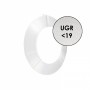 Diffusore Cover Bianca Microprismatica UGR 19 Per Profilo  12,5mm 30 Metri