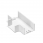 Angolo a T Per 3 Canaline Passacavi 25X16 In Plastica Bianco