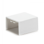 Connettore Giunto Per Canaline Passacavi 25X16 In Plastica Bianco