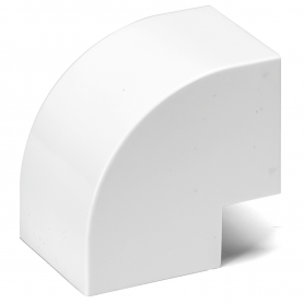 Angolo Esterno Per 2 Canaline Passacavi 40X40 In Plastica Bianco