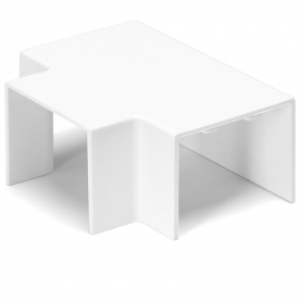 Angolo a T Per 3 Canaline Passacavi 60X40 In Plastica Bianco