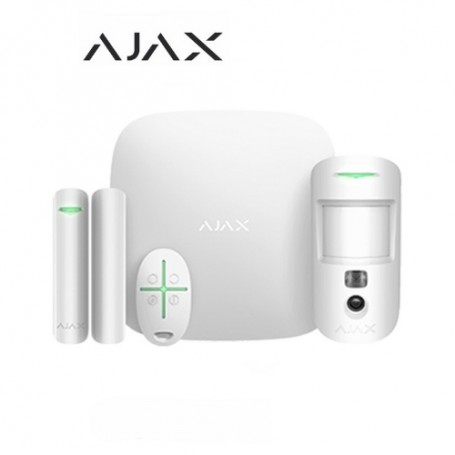 Ajax Kit di base con videocamera (StarterKit Cam) bianco 38172