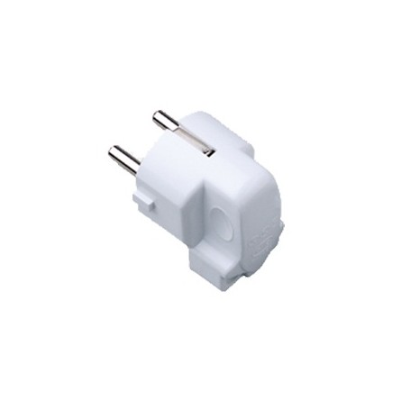 Spina Schuko Bianca 90° ProPart