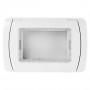 Placca Idrobox IP55 3 Posti Bianco Compatibile Bticino Matix