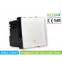 Termostato Programmabile Da Incasso 2P 240V Touch Compatibile Vimar Plana