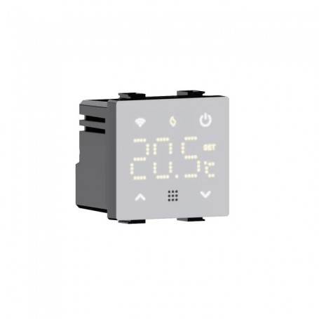 Termostato Programmabile Da Incasso 2P 240V Touch Compatibile Vimar Plana