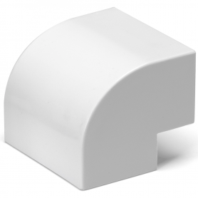 Angolo Esterno Per 2 Canaline Passacavi 40X25 In Plastica Bianco
