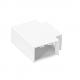 Angolo a T Per 3 Canaline Passacavi 40X25 In Plastica Bianco