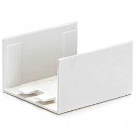 Connettore Giunto Per Canaline Passacavi 40X25 In Plastica Bianco