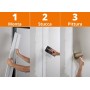 Kit 7 Pezzi Taglio di Luce Idrorepellente Integrati Nel Cartongesso 2 mt x 12 cm