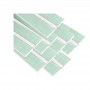 Kit 7 Pezzi Taglio di Luce Idrorepellente Integrati Nel Cartongesso 2 mt x 12 cm