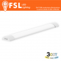 Plafoniera Lineare Batten LED 18W 60cm 3 in 1 CCT 3000-4000-6500K FSL
