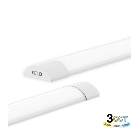 Plafoniera Lineare Batten LED 32W 120cm 3 in 1 CCT 3000-4000-6500K FSL
